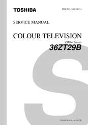 Toshiba 36ZT29B Service Manual