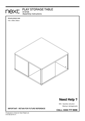Next 919728 Assembly Instructions Manual