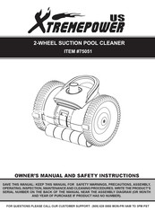 XtremepowerUS 75051 Owner's Manual And Safety Instructions