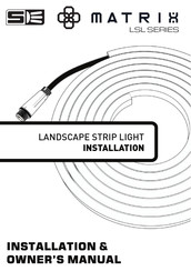 Spa Electrics MATRIX LSL Series Installation And Owner's Manual