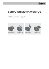 BLUM AVENTOS HK Original Installation Instructions