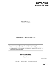 Hitachi VC34A Probe Instruction Manual