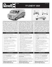 REVELL '77 Chevy Van Assembly Instructions Manual