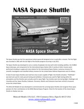 Minicraft Models NASA Space Shuttle Assembly Instructions Manual
