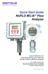 Sensia NUFLO MC-III Quick Start Manual