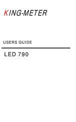 King-Meter LED 790 User Manual