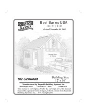 Reynolds Building Systems Best Barns USA Glenwood Assembly Book