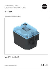 Samson EB 3773 Series Mounting And Operating Instructions