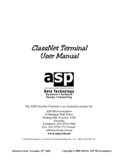 ASP ClassNet User Manual