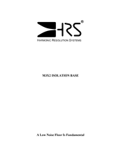 HRS M3X2-1925 Quick Start Manual