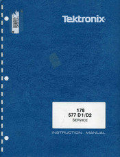 Tektronix 178 Instruction Manual