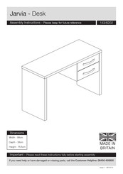 Argos Jarvia 143/6202 Assembly Instructions Manual