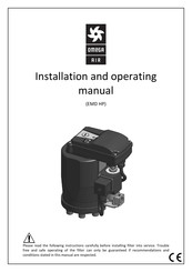 OMEGA AIR EMD HP Installation And Operating Manual