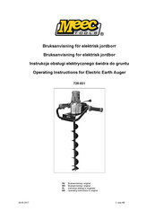 Meec tools 725-021 Operating Instructions Manual