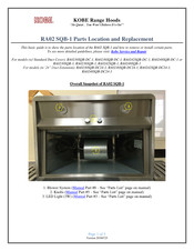 KOBE RA02 SQB-1 Parts Location And Replacement