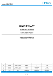 I-PEX 20588-010E-01 Instruction Manual