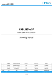 I-Pex CABLINE-VSF Assembly Manual