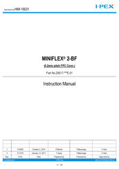 I-PEX 20617-110E-01 Instruction Manual