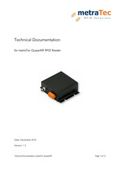 metraTec QuasarMF Technical Documentation Manual