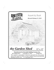 Best Barns the Garden Shed Assembly Book