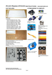Estarmodels Fi-156 Fieseler STORCH I Instructions Manual