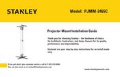 Stanley PJMM-2465C Installation Manual