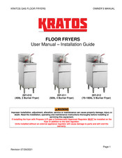 KRATOS 29Y-011 User Manual & Installation Manual