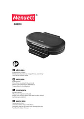 Menuett 006761 Operating Instructions Manual