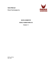 Phenix Technologies MRM-100 User Manual