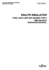 Fujitsu MB2198-503-E Operation Manual
