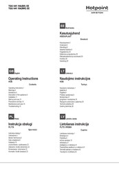 Hotpoint Ariston TQG 641/HABK EE Operating Instructions Manual