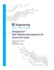 D3 DesignCore RVP-TDA4V Series Quick Start Manual