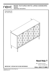 Next 335433 Assembly Instructions Manual