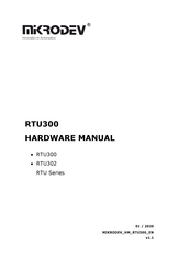 MIKRODEV RTU302 Hardware Manual