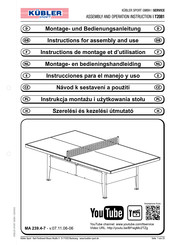KÜBLER SPORT T2081 Instructions For Assembly And Use