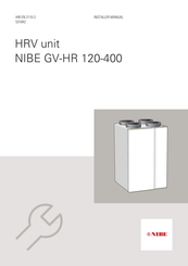 Nibe GV-HR 400 Installer Manual