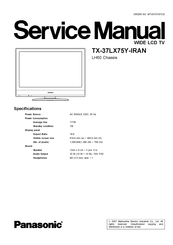 Panasonic TX-37LX75Y-IRAN Service Manual