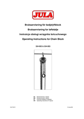 Jula 334-002 Operating Instructions Manual