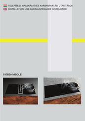 Multikomplex S-DD20 Middle Installation, Use And Maintenance Instructions