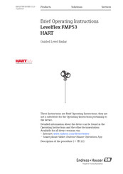 Endress+Hauser Endress+Hauser Brief Operating Instructions