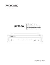 TEXONIC RX 1200 Owner's Manual