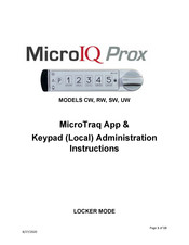 MicroIQ CW Administration Instructions