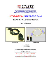 ACTiSYS ACT-IR224UN User Manual