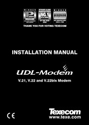 Texecom UDL V.21 Installation Manual