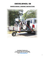 Fast Master Products SWIVELWHEEL-58 Owner's Manual