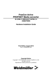 Weidmüller IE-CDM-V14MRJSCP/VAPM-C Hardware Installation Manual