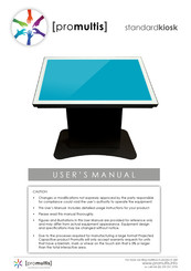 PROMULTIS standard kiosk User Manual