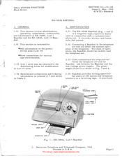Bell System Practices KS-16844 RAPIDIAL Manual