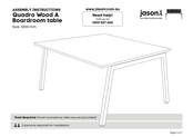 Jason.l Quadro Wood A Boardroom table Assembly Instructions Manual