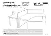 Jason.l Horizon 3 Person 120 Degree Workstations Assembly Instructions